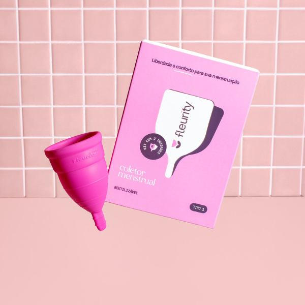 Kit Coletor, Disco Menstrual e Copo Esterilizador com Coletor e Aplicador GRÁTIS!