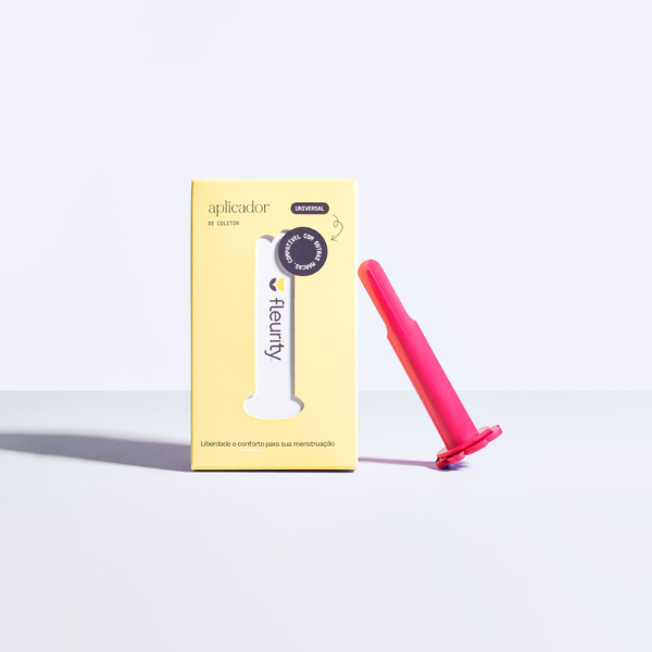 Kit Coletor, Disco Menstrual e Copo Esterilizador com Coletor e Aplicador GRÁTIS!