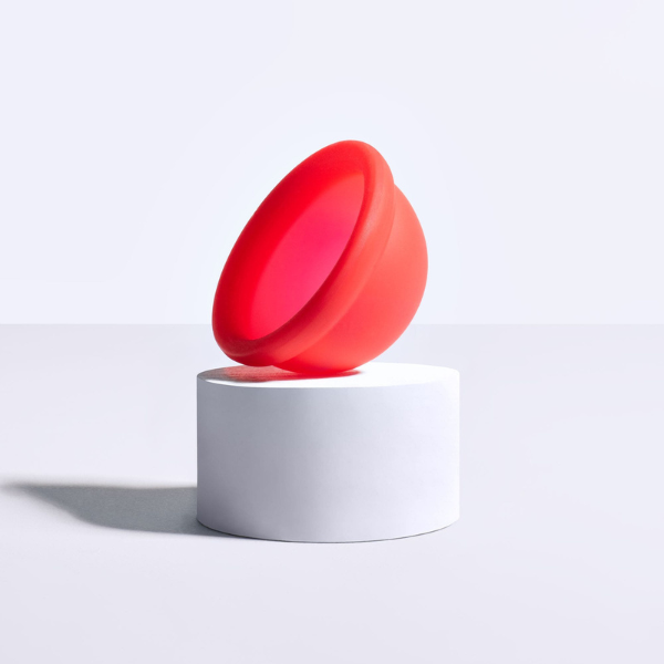 Menstruada e livre para o amor.