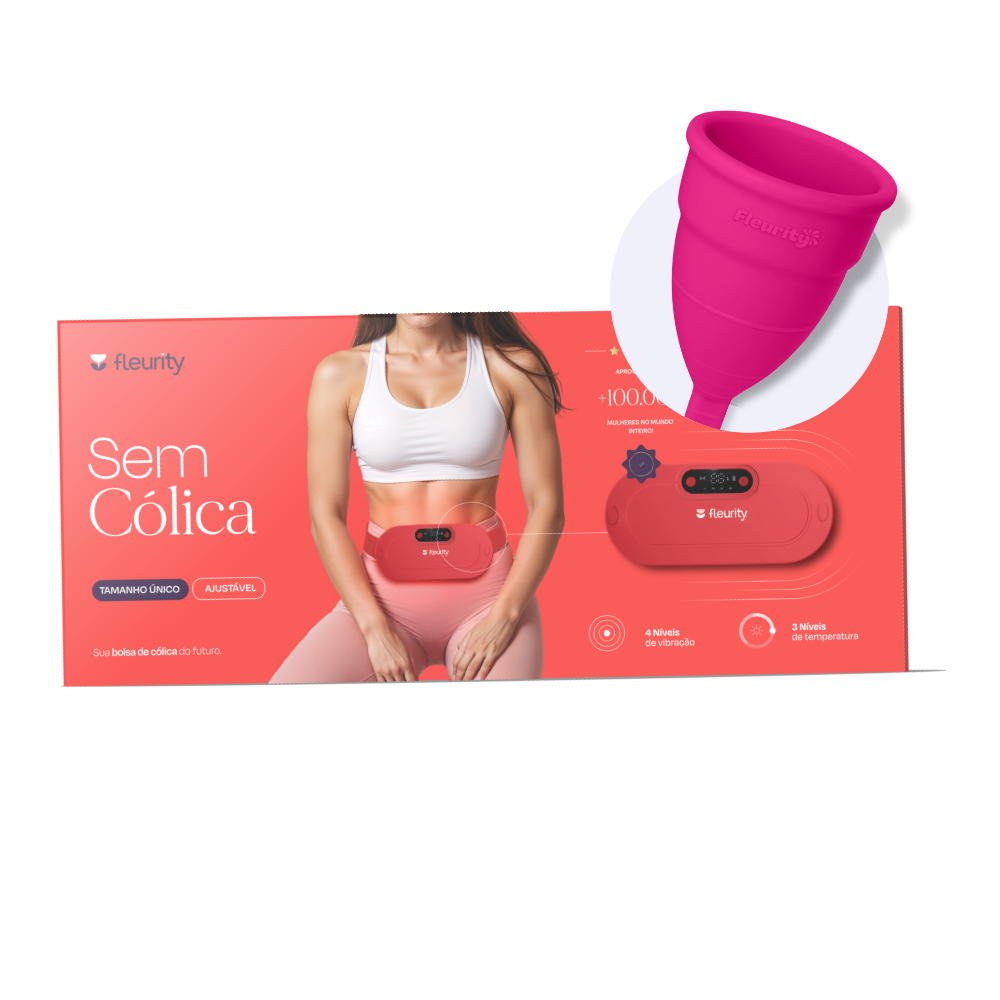 Cinta Sem Cólica e Ganhe Coletor Menstrual
